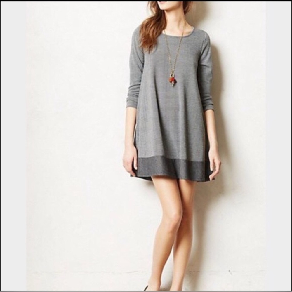 Puella -Herringbone Long Sleeve Dress from  Anthropology